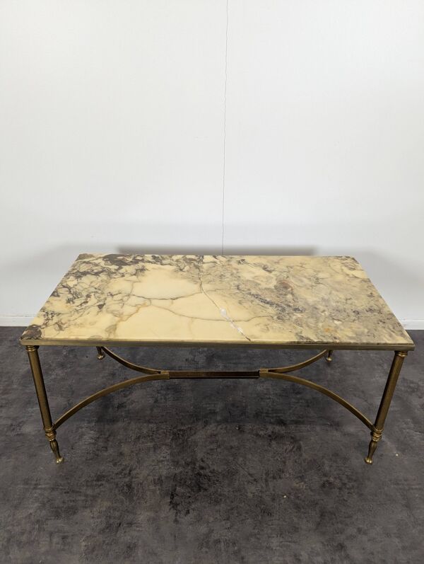 Table basse plateau marbre