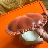 Michel Caugant crab in zoomorphic earthenware