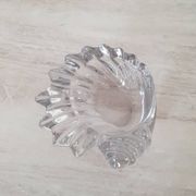 Shell-shaped glass pocket tray
