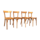 Série de 4 chaises bistrot baumann