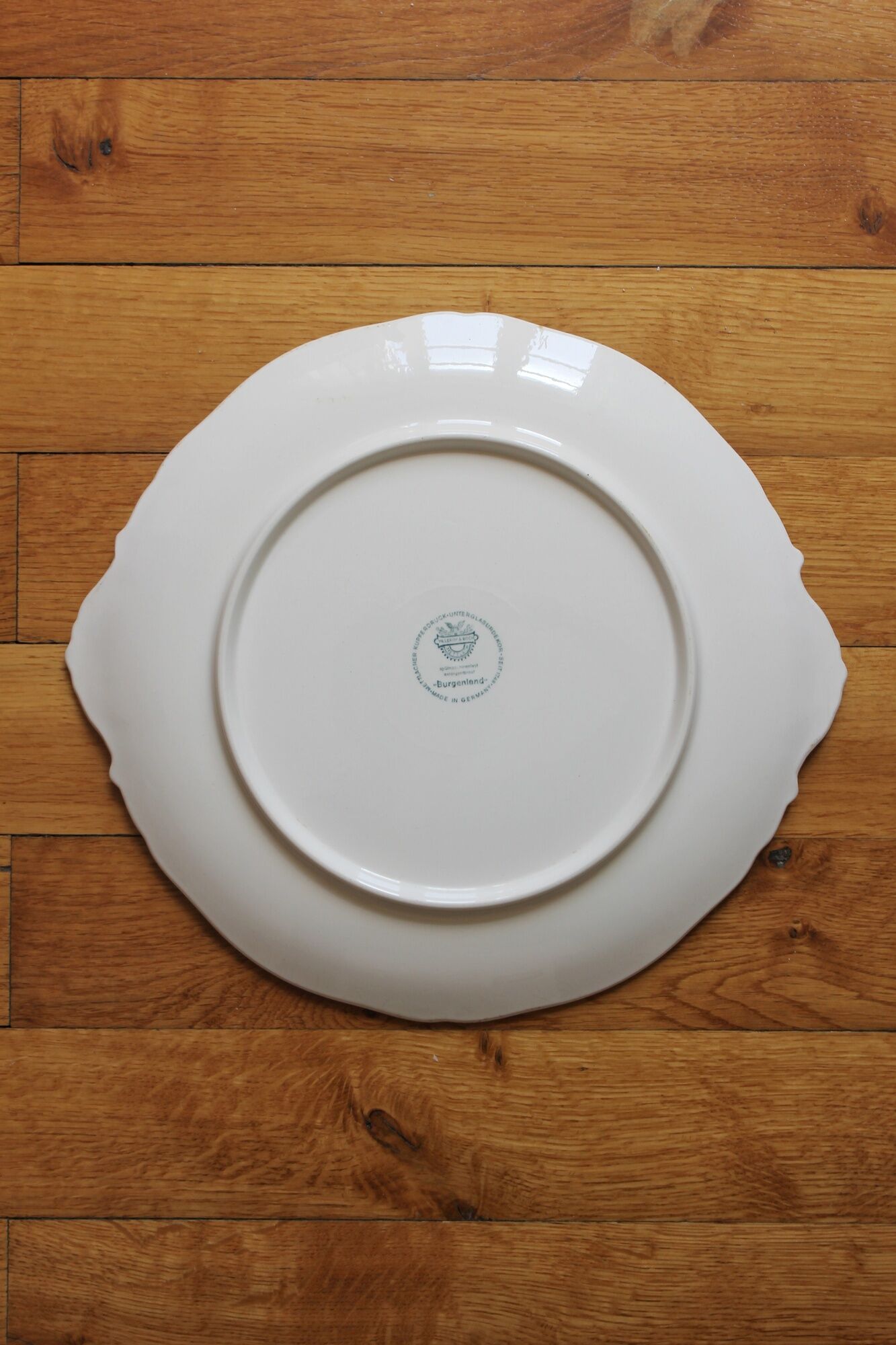 Round dish in earthenware "Burgenland" Villeroy and vintage Boch