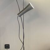 Chrome steel floor lamp 1970