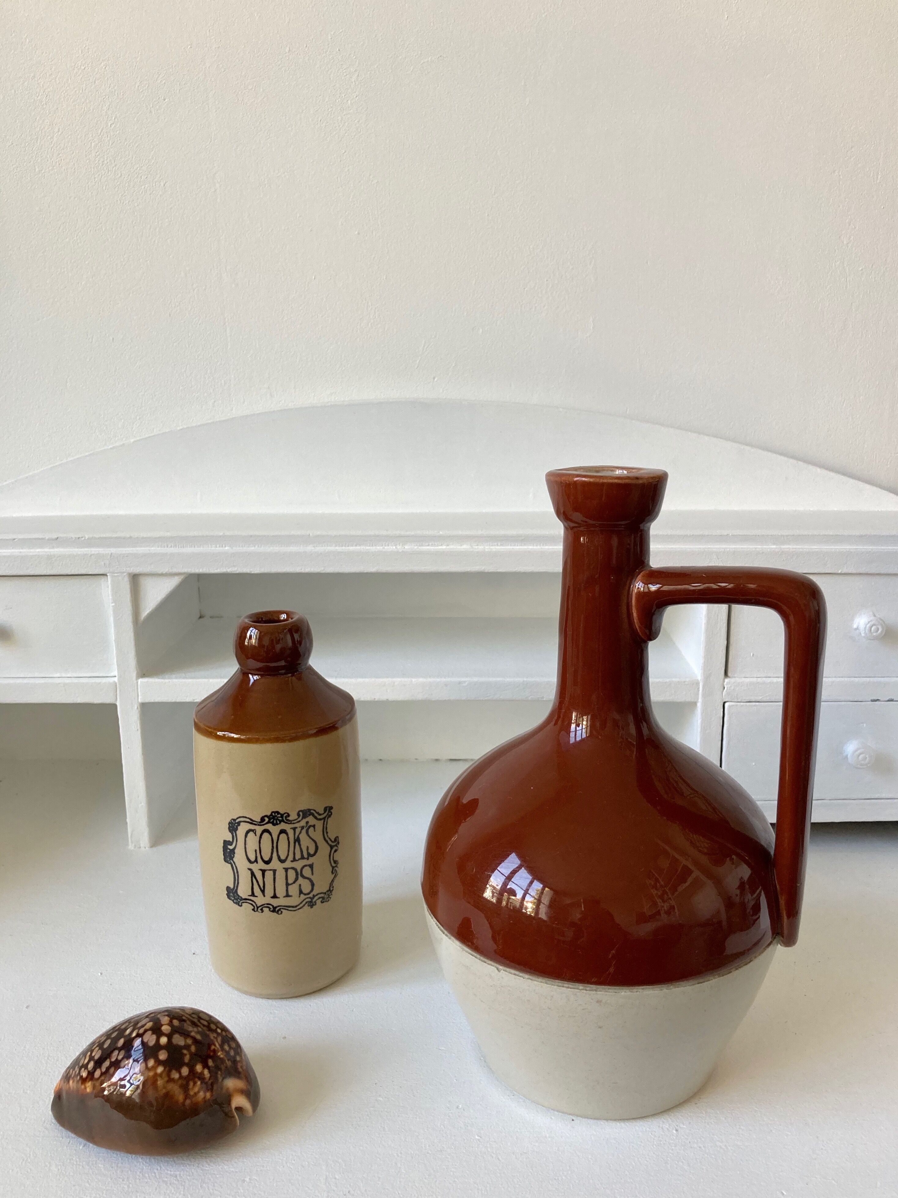 Old sandstone bottles