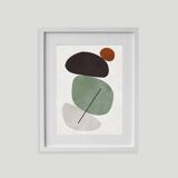 Handmade painting framed