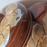 Ceramic pot with lid from the 1960s