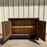 Black wood bottom sideboard