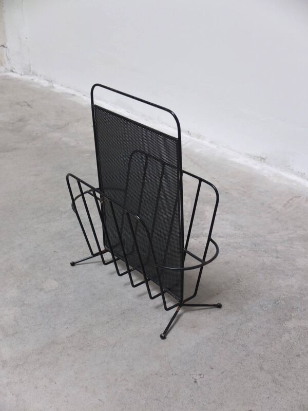 Porte-revue rare par Mathieu Matégot pour Artimeta, années 1950.