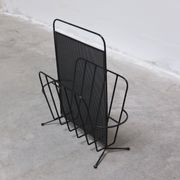 Rare magazine holder by Mathieu Matégot for Artimeta, 1950s