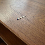 Teak bookcase, Danish design, 1970s, manufactured by Domino Møbler