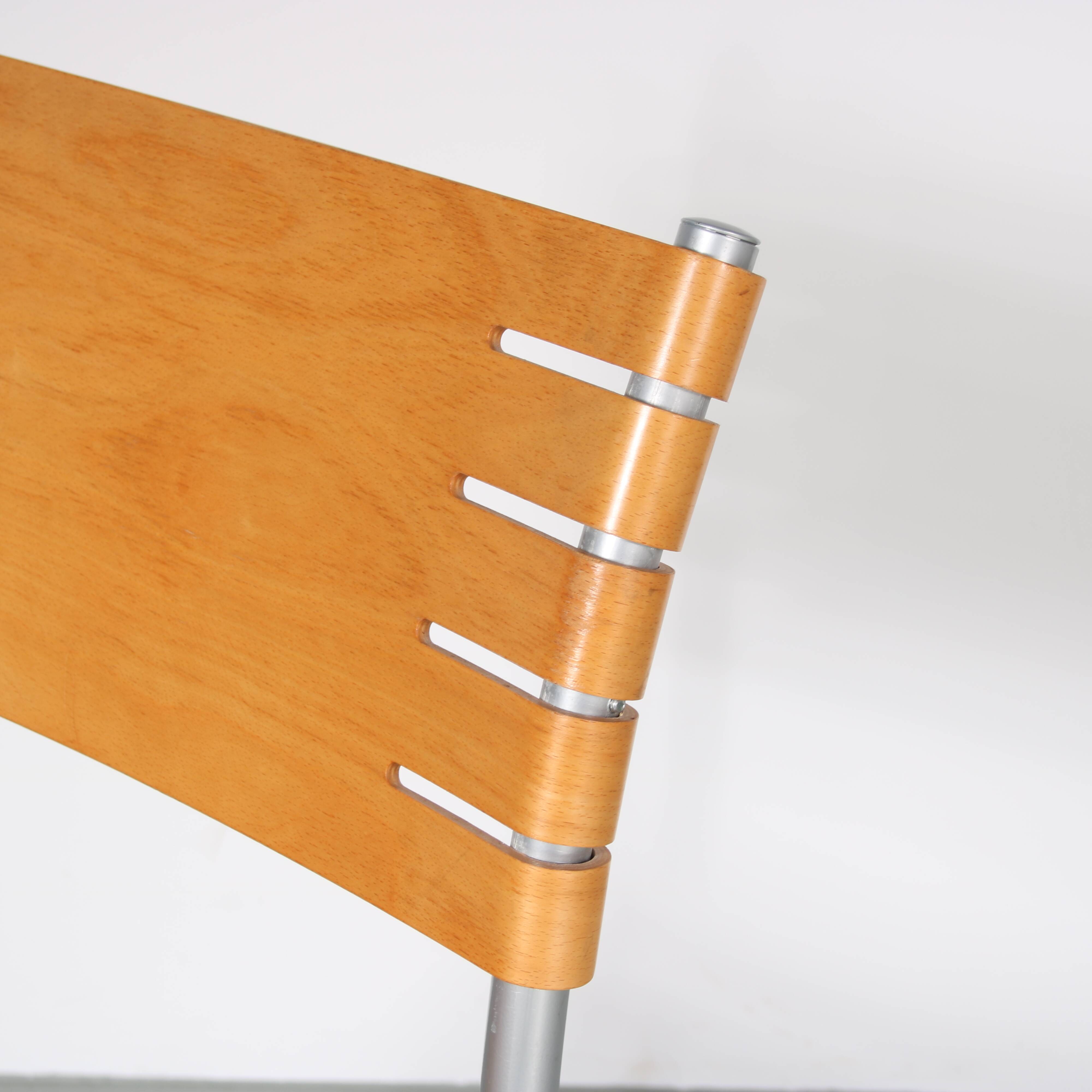 1980s Set of dining chairs by Ruud Jan Kokke for Harvink, Netherlands