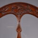 1900 three-leaf mahogany screen by Felix Bernard