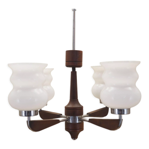 Lustre en bois, design