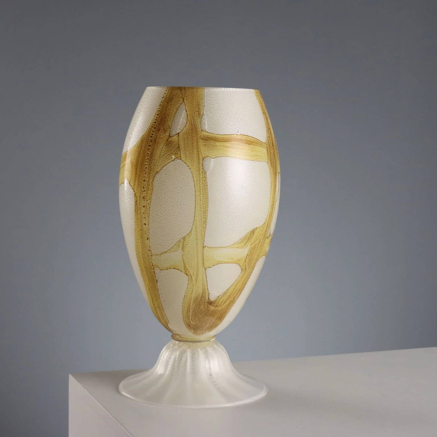 Vintage Murano glass vase Mid-Century Italy 1960s-1970s