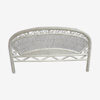 Ancient rattan headboard