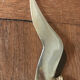 Pair of brass swallows