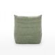 Olive green cotton armchair Togo