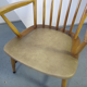 Chair in wood with file at bars