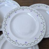 Set of 6 earthenware plates