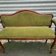 Green sofa bench