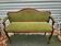 Green sofa bench