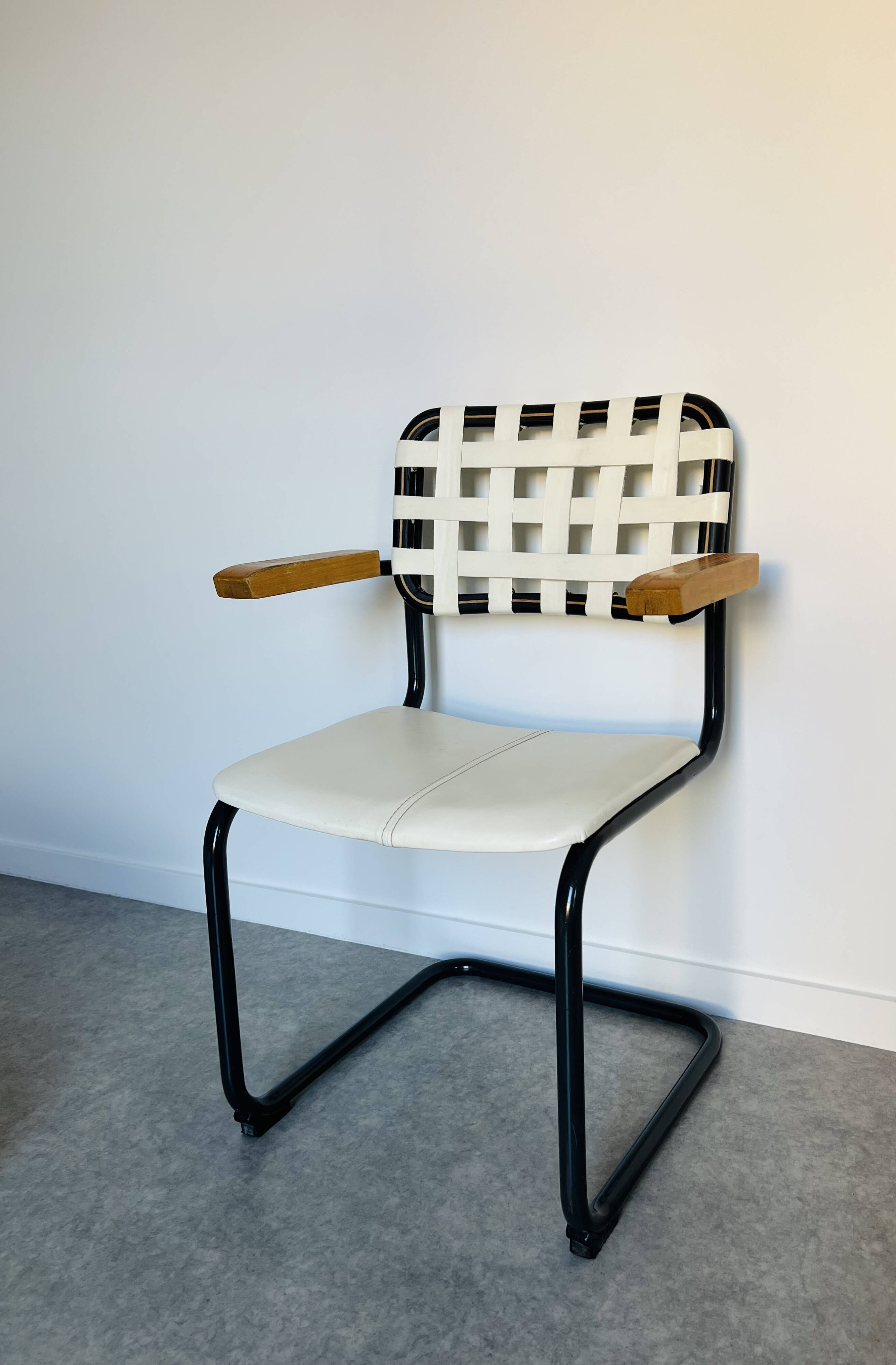 Marcel Breuer style leather chair