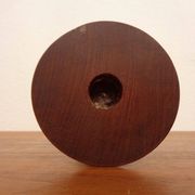 Large Teak Candleholder from Anri Form, Italy, 1960s