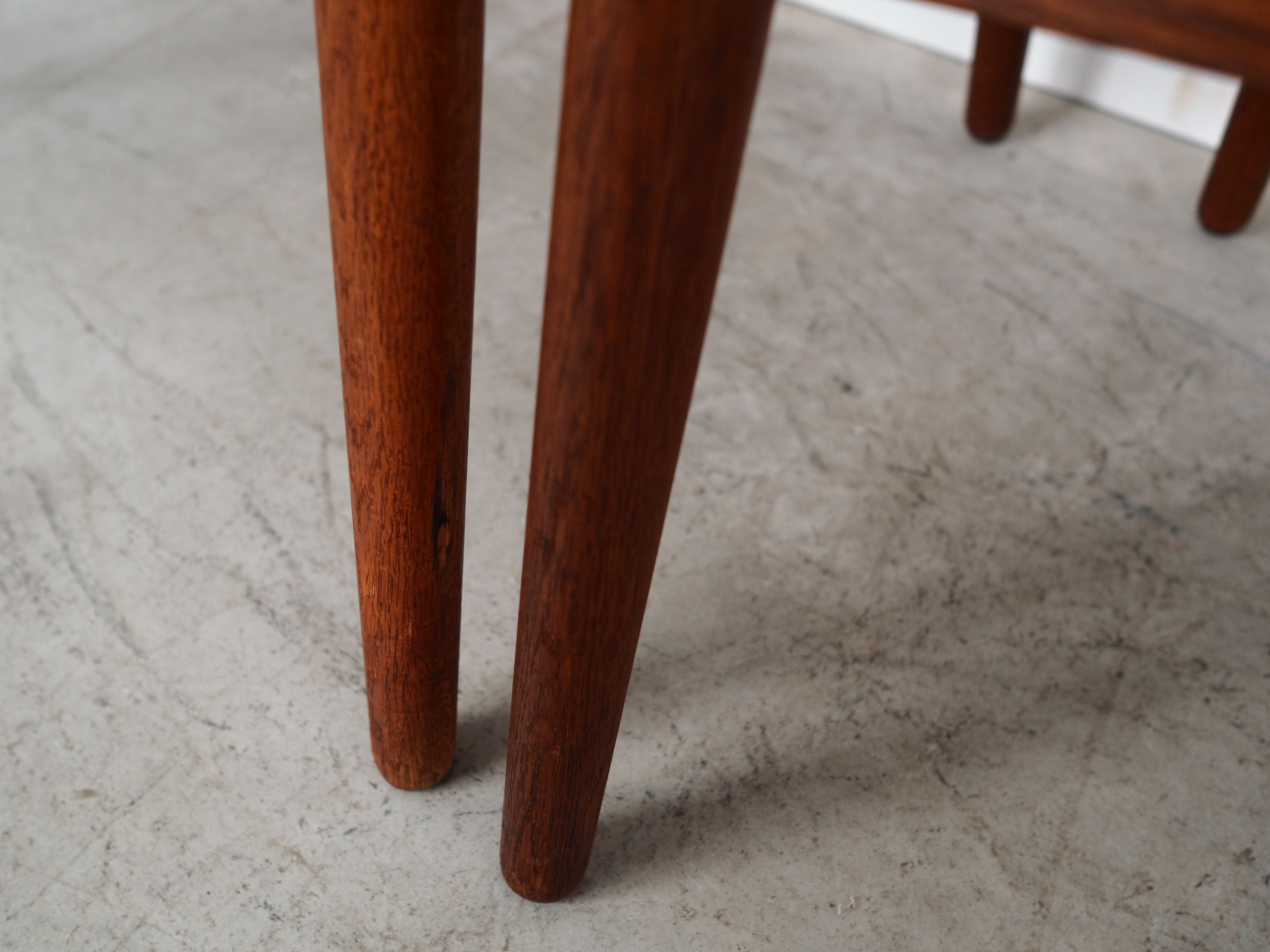 Oak armchair, Danish design, 1960s, designer: Ejner Larsen & Aksel Bender Madsen, production: Fritz