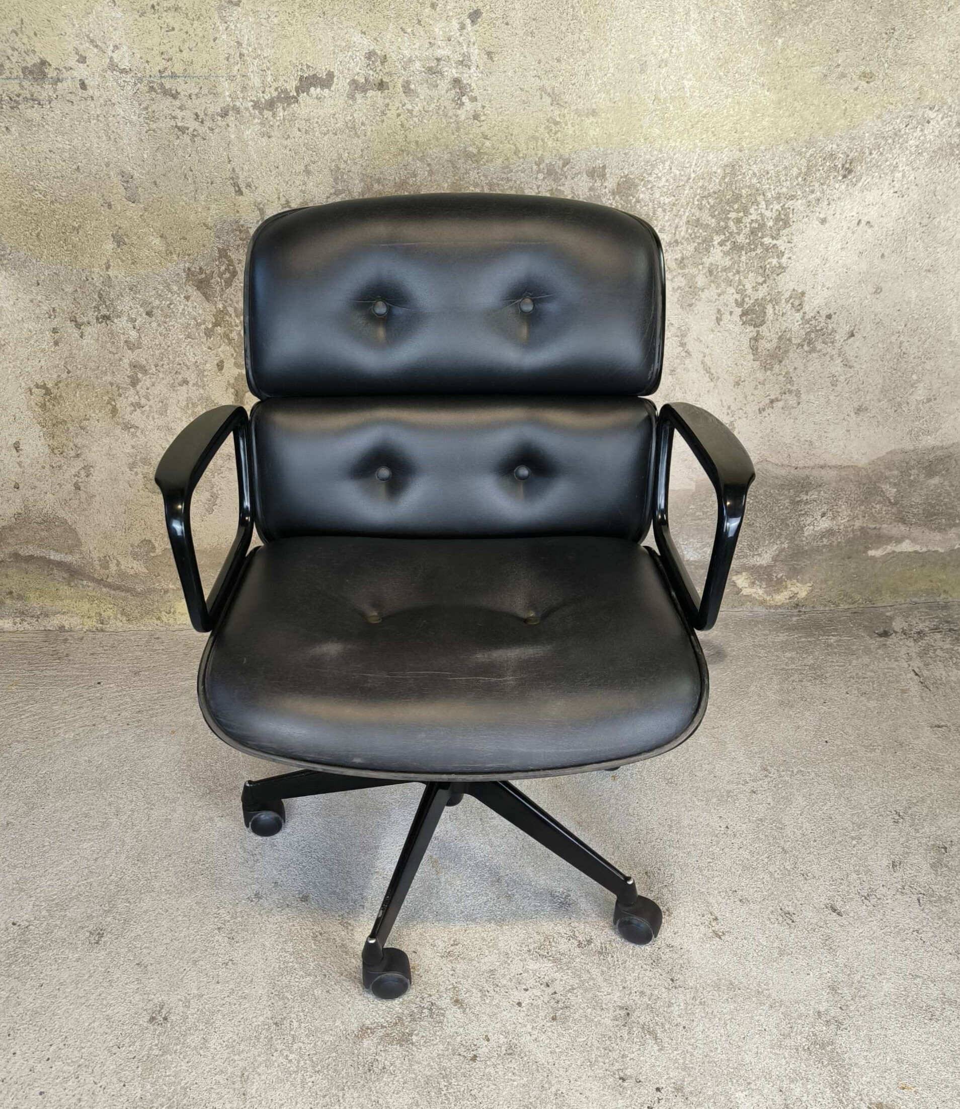 Vintage office chair by Ico Parisi for MIM Roma