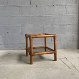 Side table, rattan