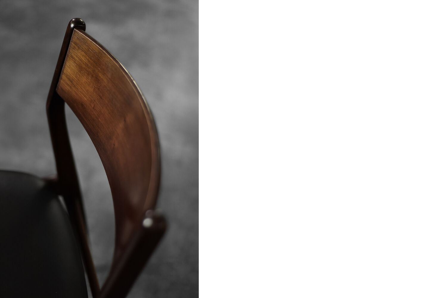 Vintage Mid-Century Scandinavian Modern Dining Chairs in Beech and Rosewood, 1960s, Set of 4