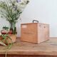 Small wooden chest - old trunk
