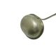 Art Nouveau soup ladle, silver-plated alpacca, Kummer, Poland, 1920s.