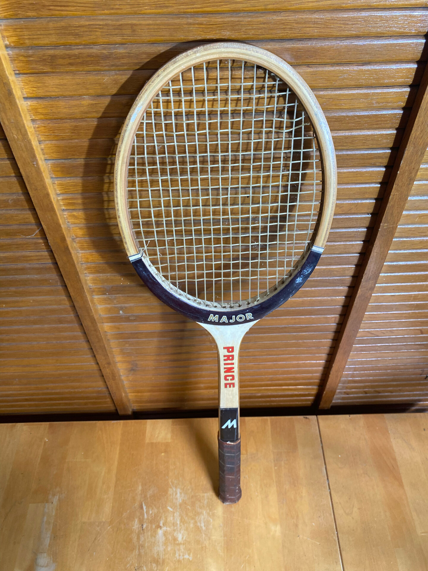 Vintage Major Prince Wooden Tennis Racket #E215