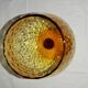 Vase verre ambre