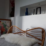 Rattan bed from the 1960s