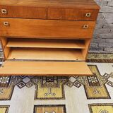 Small sideboard 2 drawers 2 doors year 1960 vintage