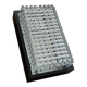 Rectangular wall light in moulded glass Wila Leuchten 1960