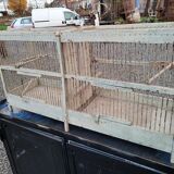 Old two-compartment breeding birdcage
