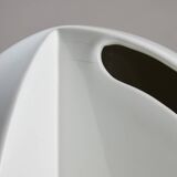 Perdomello 70 White Ceramic Hemisphere Lamp, 1970s