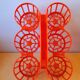 Porte bouteille orange 70s