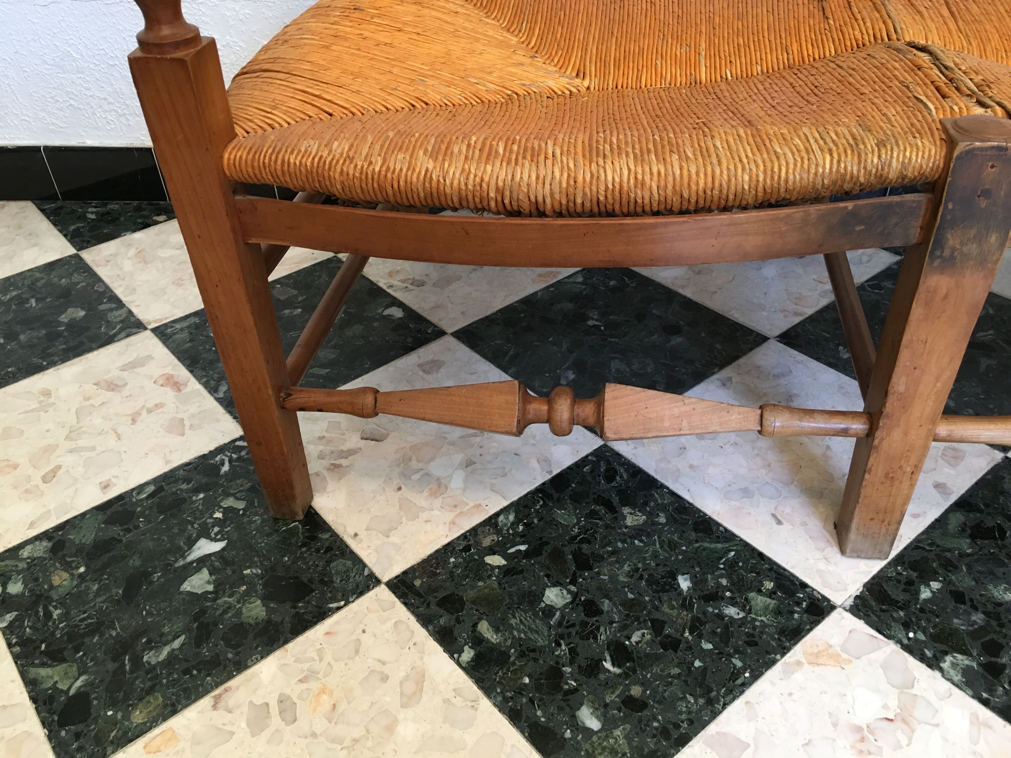 Provencal bench mulched 19th century