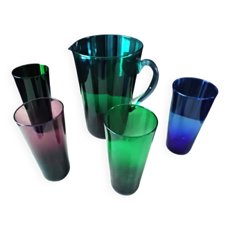 Vintage 5-Piece Orangeade Set