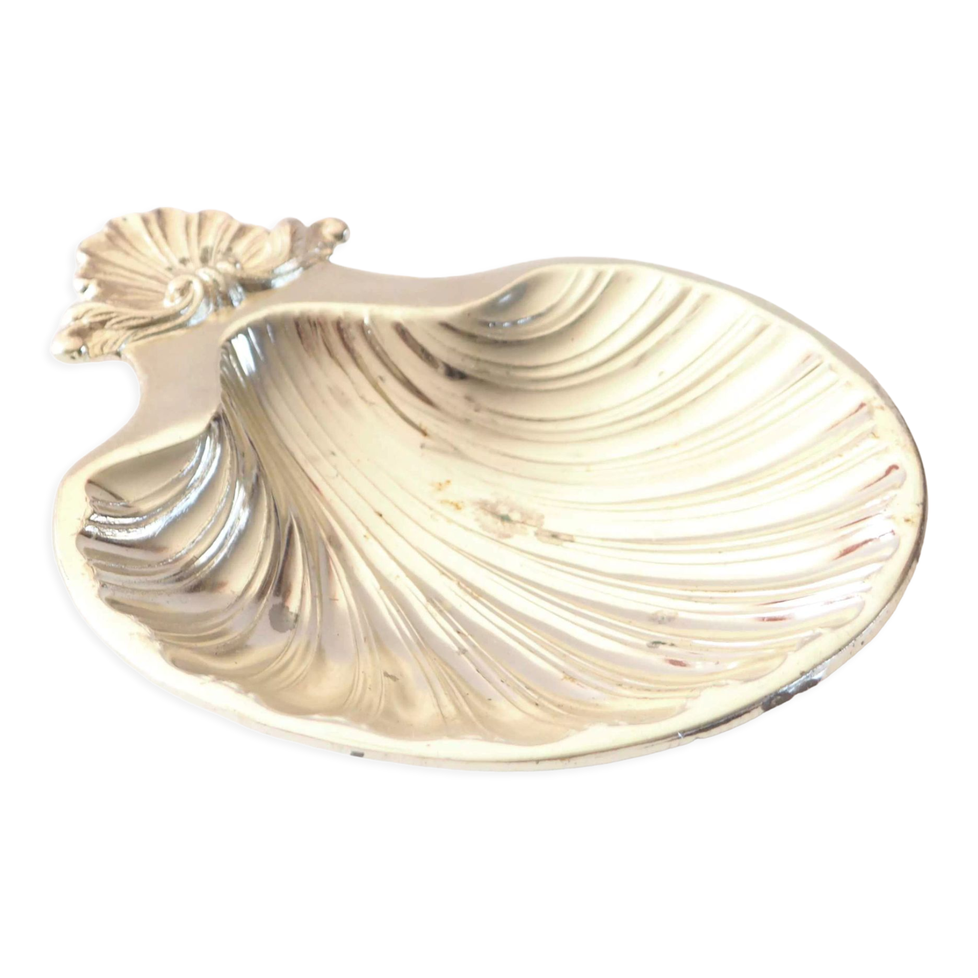 Ramequin st jaques in silver metal