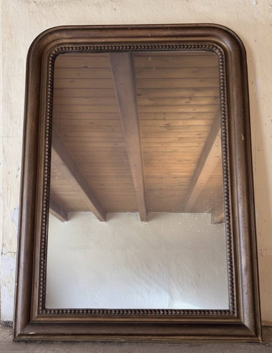 Large Louis-Philippe mirror 19th century - 80 x 107 cm