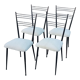 Four chairs by Colette Gueden reupholstered from the 1950s/60s.