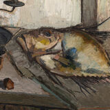Still Life with Fish, Ginette Rapp (1928 - 1998)