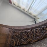 Miroir noyer Art Déco