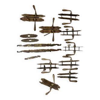 Brass door handles