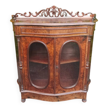 Vitrine époque Napoléon III en palissandre