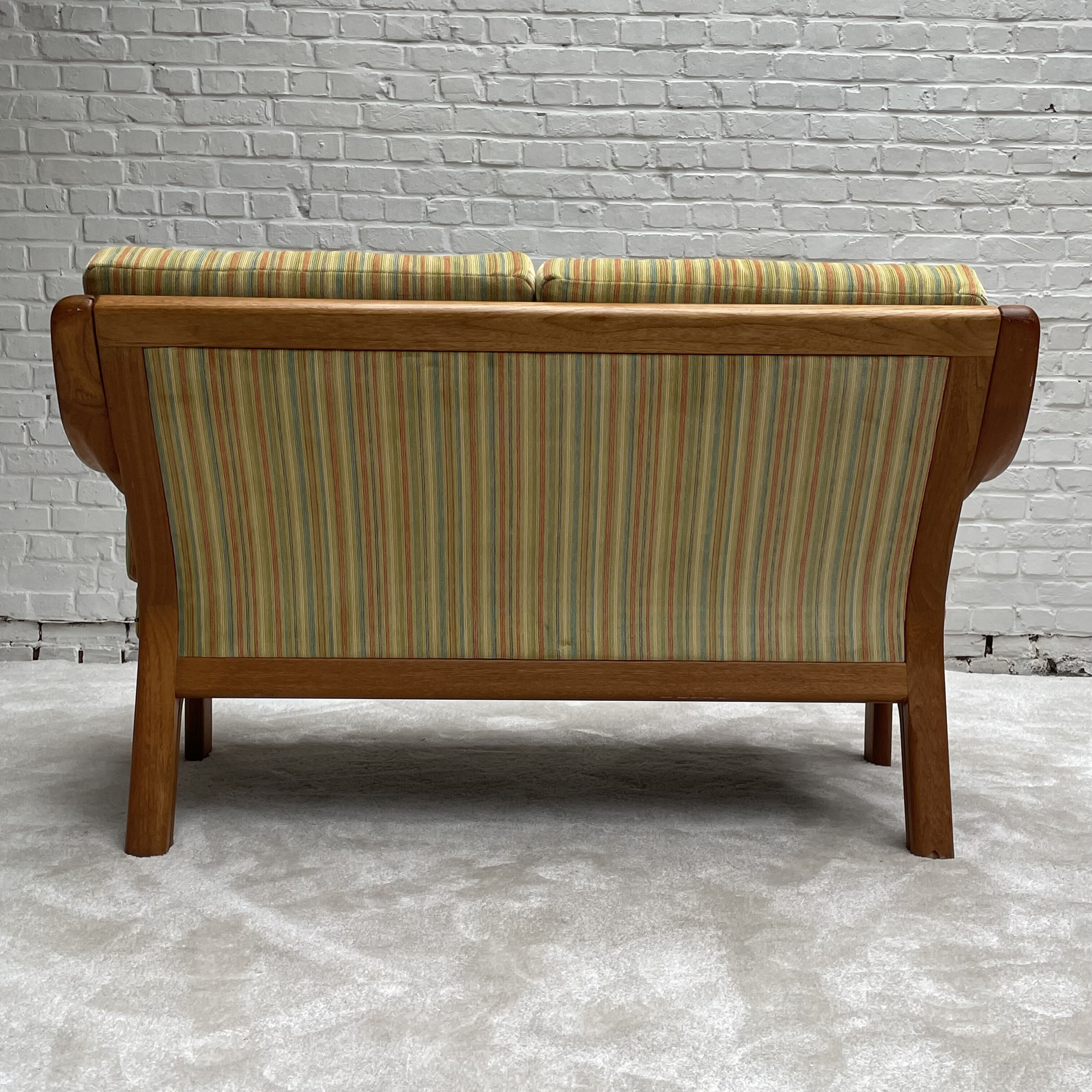 Danish teak 2 seater sofa